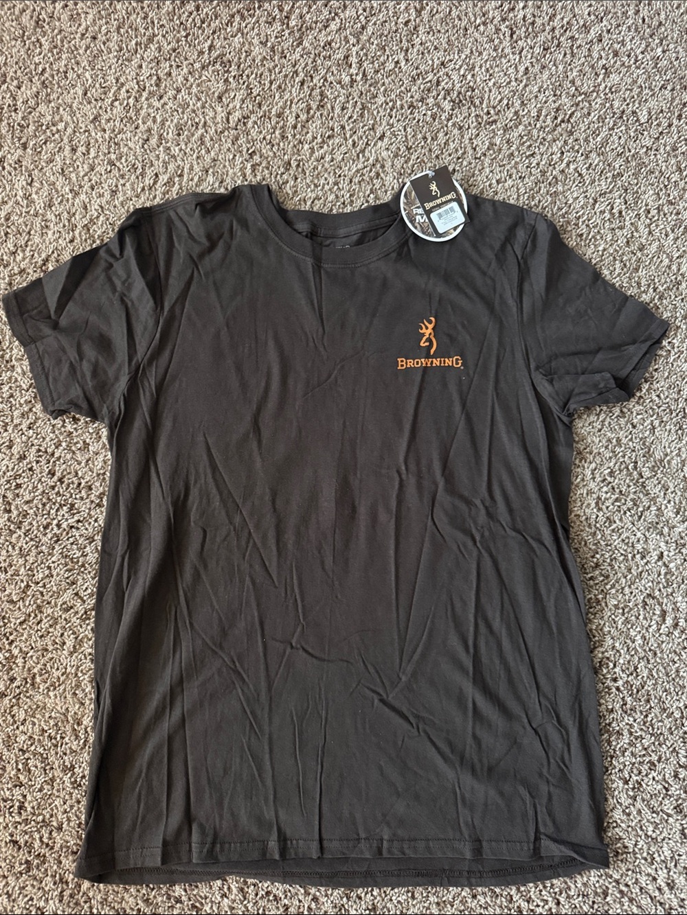 Browning Men's Brown Logo Short Sleeve T-Shirt